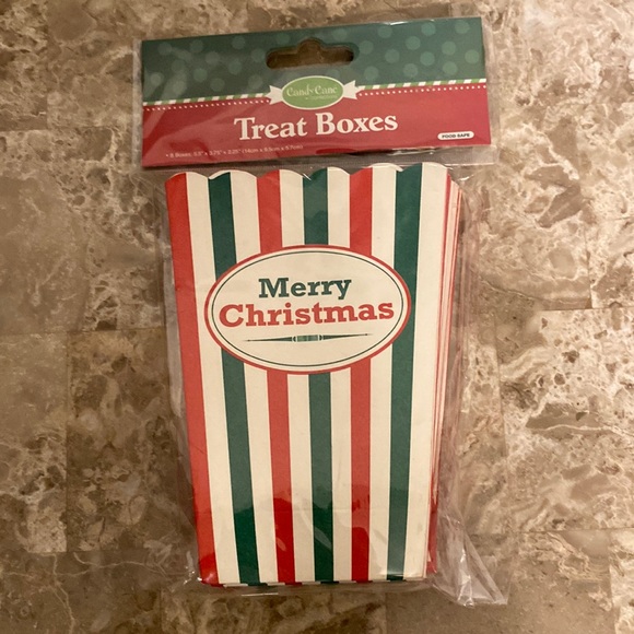New “Candy Cane Confections” Merry Christmas Treat Boxes (8) - Picture 1 of 4